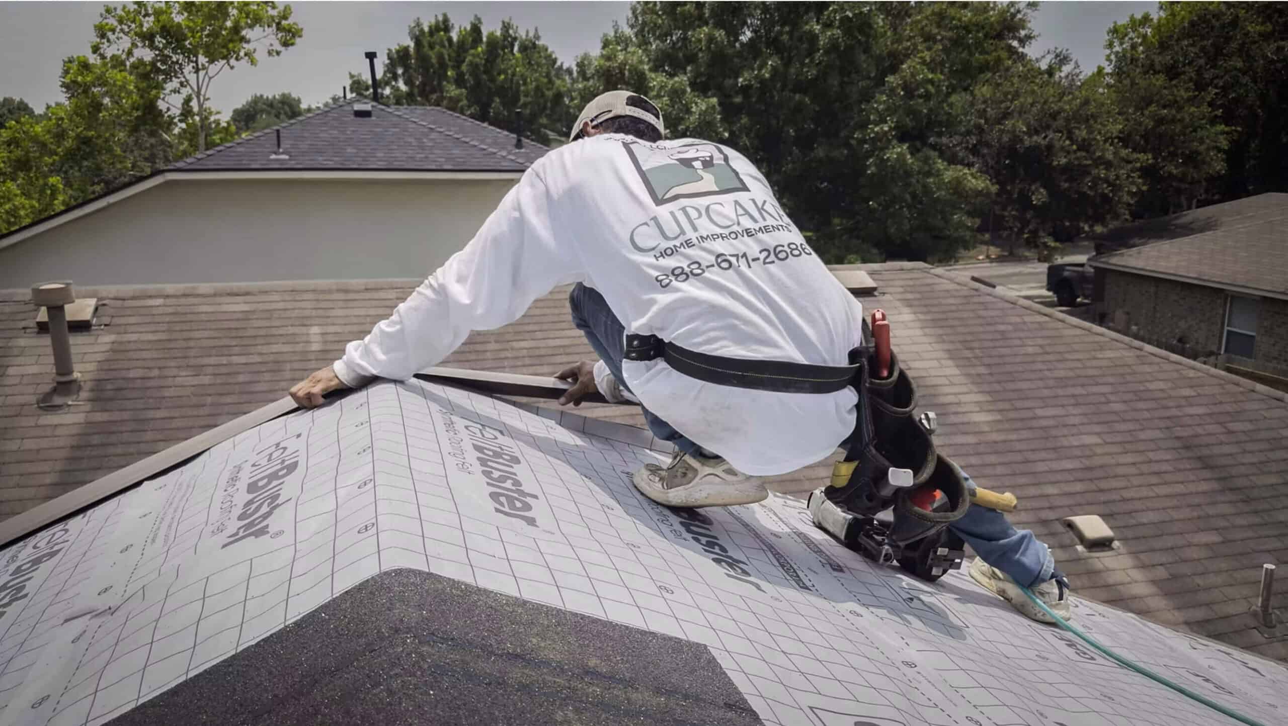 Architectural shingle roof with new ridge vent